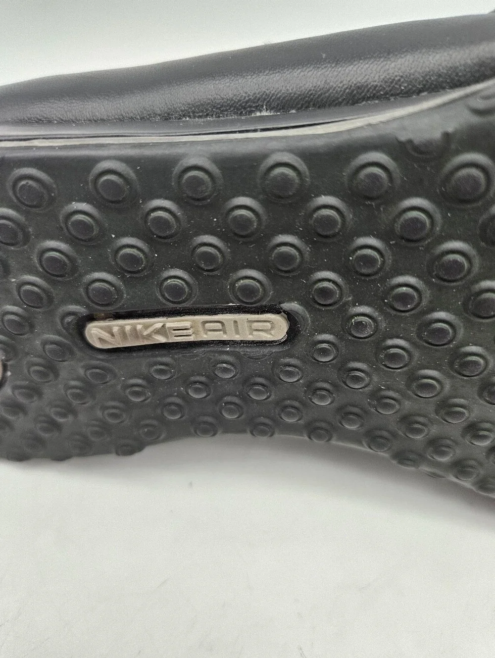 Cole Haan NikeAir men's size 11M black leather sneakers casual loafers